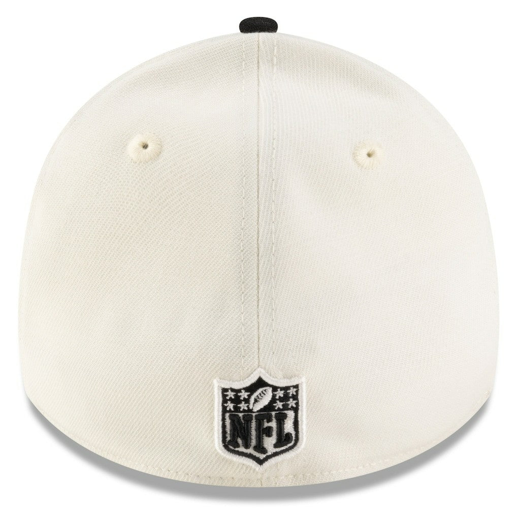 New Orleans Saints New Era 2025 NFL Draft 39THIRTY Flex Hat - Cream/Black sale