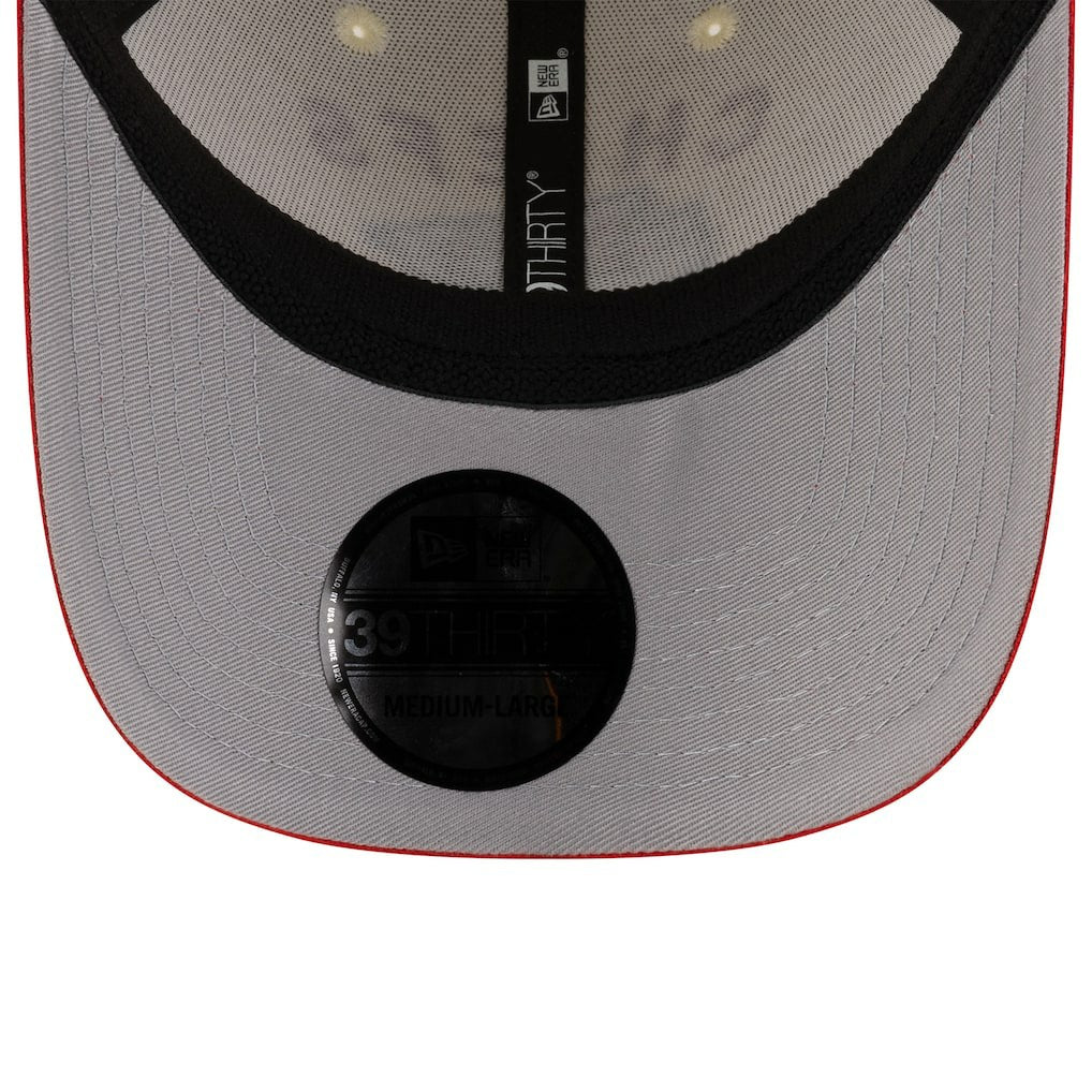 Kansas City Chiefs New Era 2025 NFL Draft 39THIRTY Flex Hat - Cream/Red outlet