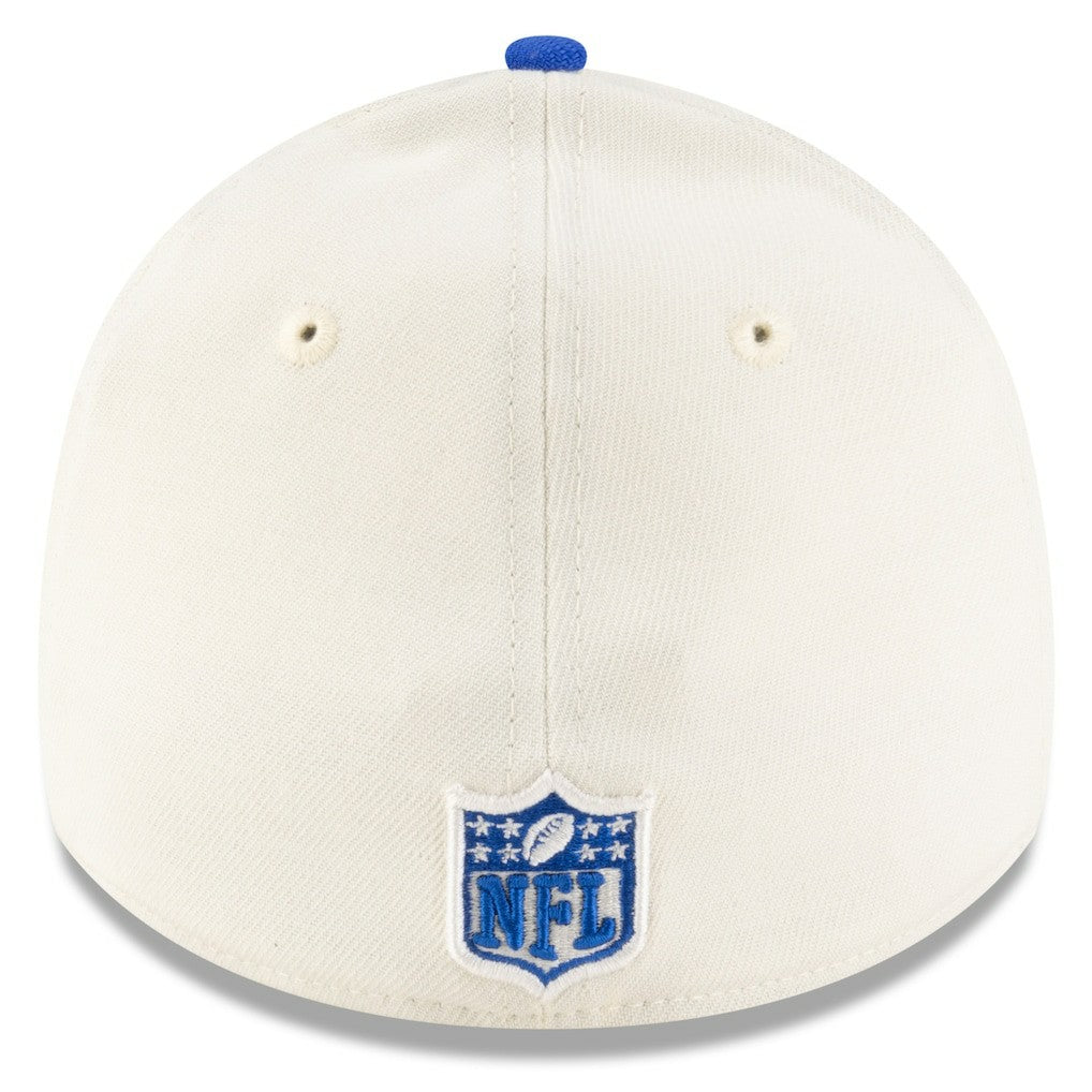 Los Angeles Rams New Era 2025 NFL Draft 39THIRTY Flex Hat - Cream/Royal sale