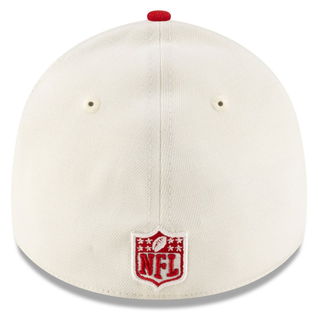 Tampa Bay Buccaneers New Era 2025 NFL Draft 39THIRTY Flex Hat - Cream/Red for sale