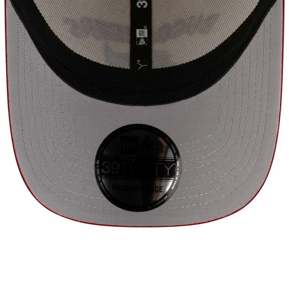 Tampa Bay Buccaneers New Era 2025 NFL Draft 39THIRTY Flex Hat - Cream/Red for sale