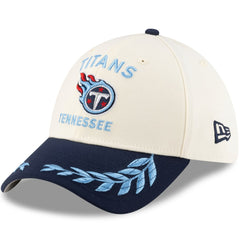 Tennessee Titans New Era 2025 NFL Draft 39THIRTY Flex Hat - Cream/Navy online
