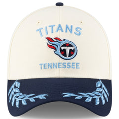 Tennessee Titans New Era 2025 NFL Draft 39THIRTY Flex Hat - Cream/Navy online