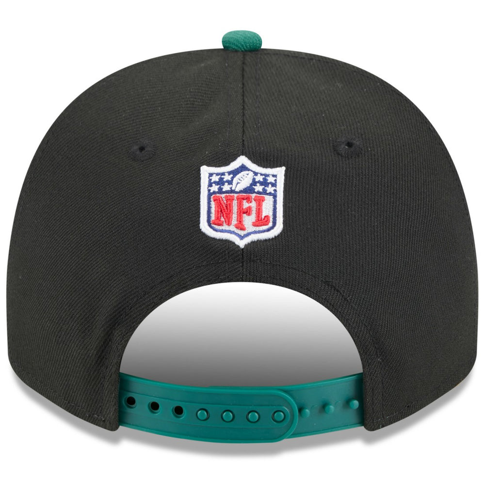 New York Jets New Era Youth 2025 NFL Draft A-Frame 9FIFTY Snapback Hat - Black/Green discount