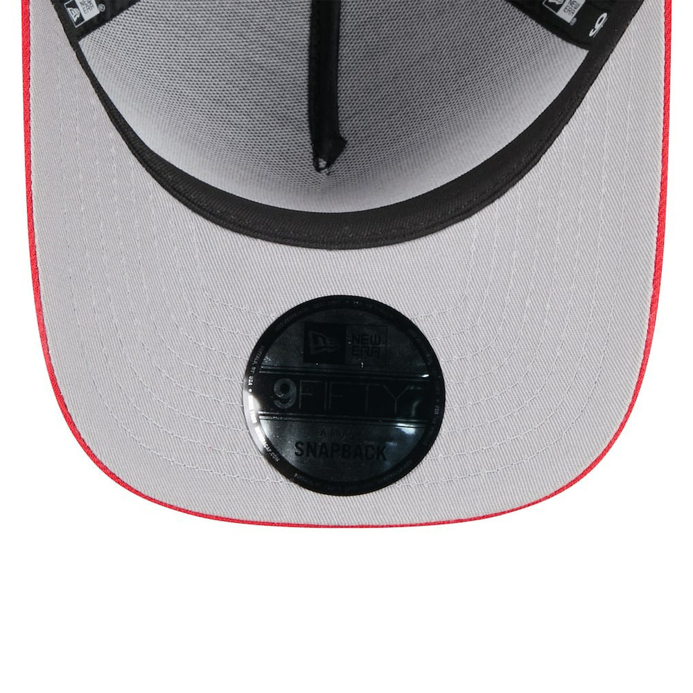 Kansas City Chiefs New Era Youth 2025 NFL Draft A-Frame 9FIFTY Snapback Hat - Black/Red discount