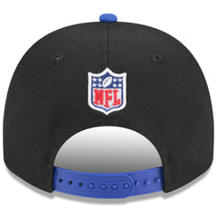Buffalo Bills New Era Youth 2025 NFL Draft A-Frame 9FIFTY Snapback Hat - Black/Royal outlet