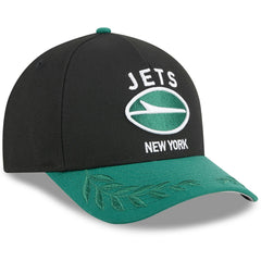 New York Jets New Era Youth 2025 NFL Draft 9FORTY A-Frame M-Crown Adjustable Hat - Black/Green outlet