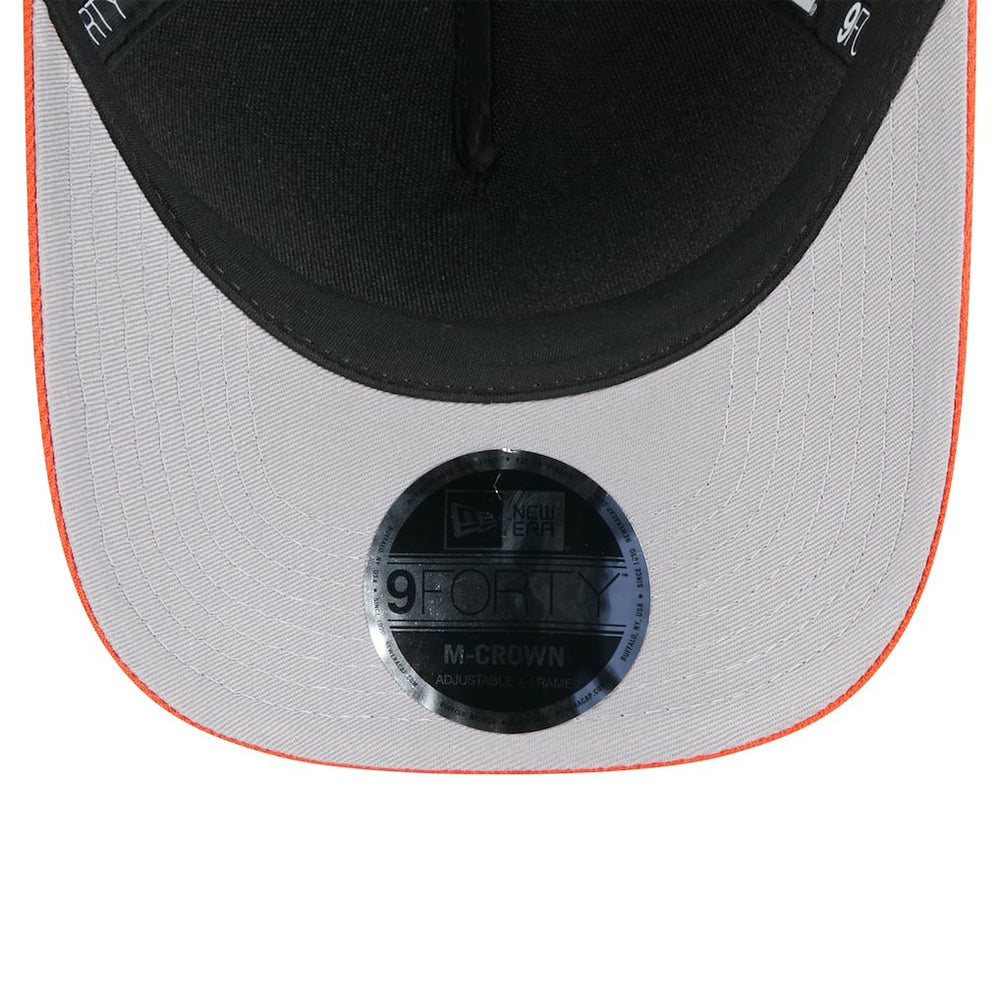 Cincinnati Bengals New Era Youth 2025 NFL Draft 9FORTY A-Frame M-Crown Adjustable Hat - Black/Orange online