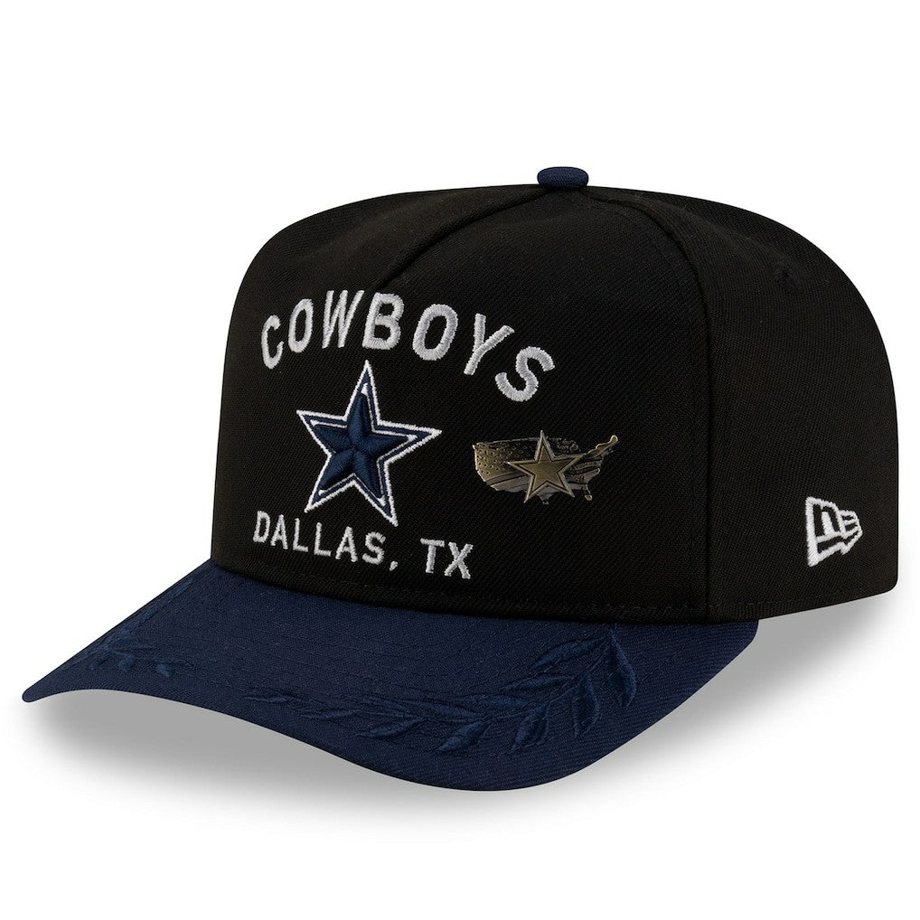 Dallas Cowboys New Era 2025 NFL Draft On Stage A-Frame 59FIFTY Fitted Hat - Black/Navy discount