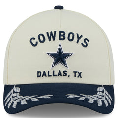 Dallas Cowboys New Era 2025 NFL Draft 39THIRTY Flex Hat - Cream/Navy discount