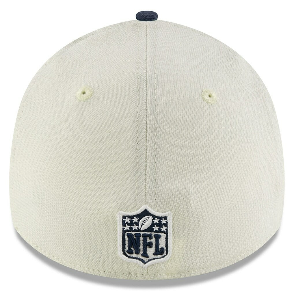 Dallas Cowboys New Era 2025 NFL Draft 39THIRTY Flex Hat - Cream/Navy discount