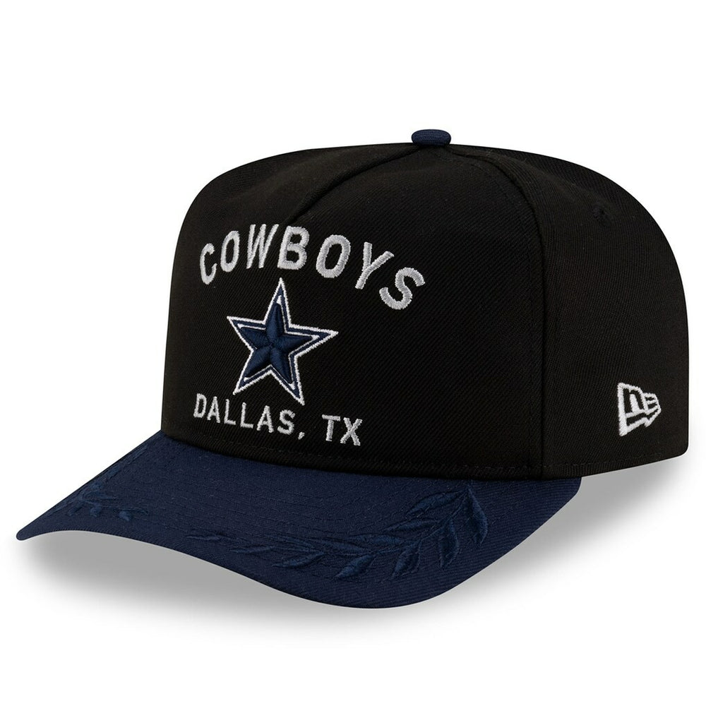 Dallas Cowboys New Era Youth 2025 NFL Draft A-Frame 9FIFTY Snapback Hat - Black/Navy for sale