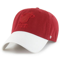 Miami Heat '47 x Tommy Hilfiger Courtside Cleanup Adjustable Hat - Red/White | 47 brand online
