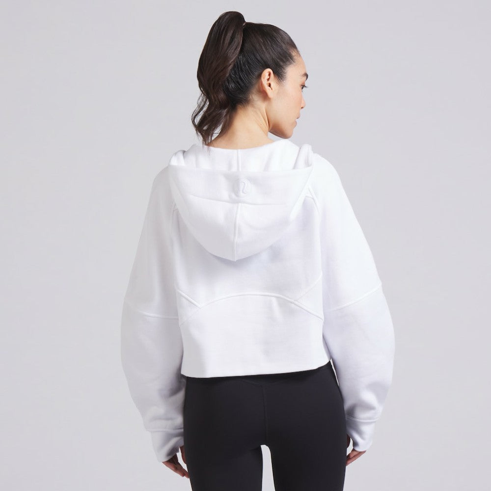 Vancouver Canucks lululemon Women's Scuba Oversized Half-Zip Hoodie White