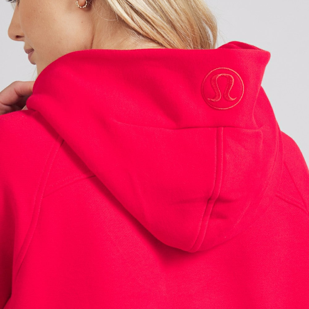 Chicago Blackhawks lululemon Women's Scuba Oversized Half-Zip Hoodie True Red