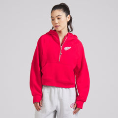 Detroit Red Wings lululemon Women's Scuba Oversized Half-Zip Hoodie True Red
