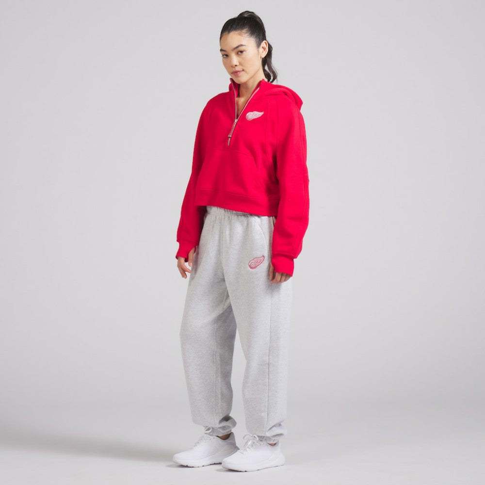 Detroit Red Wings lululemon Women's Scuba Oversized Half-Zip Hoodie True Red