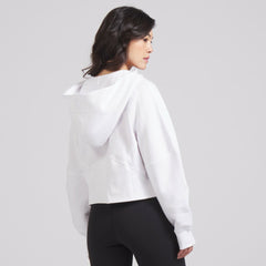 Detroit Red Wings lululemon Women's Scuba Oversized Half-Zip Hoodie White
