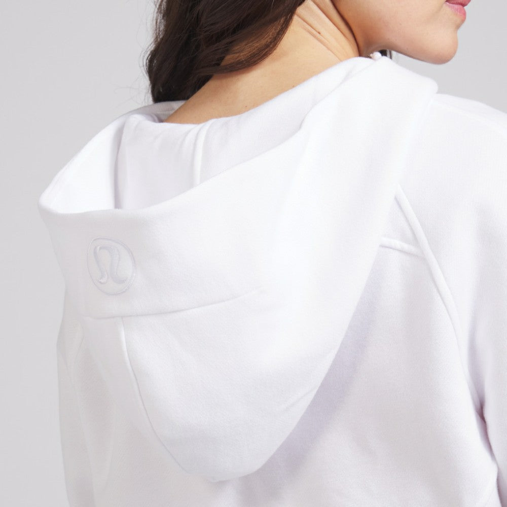 Detroit Red Wings lululemon Women's Scuba Oversized Half-Zip Hoodie White