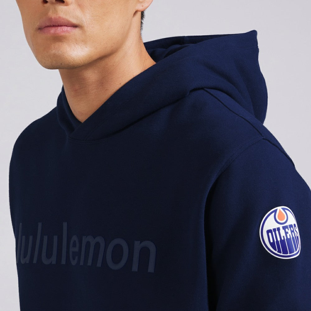 Edmonton Oilers lululemon Steady State Pullover Hoodie True Navy