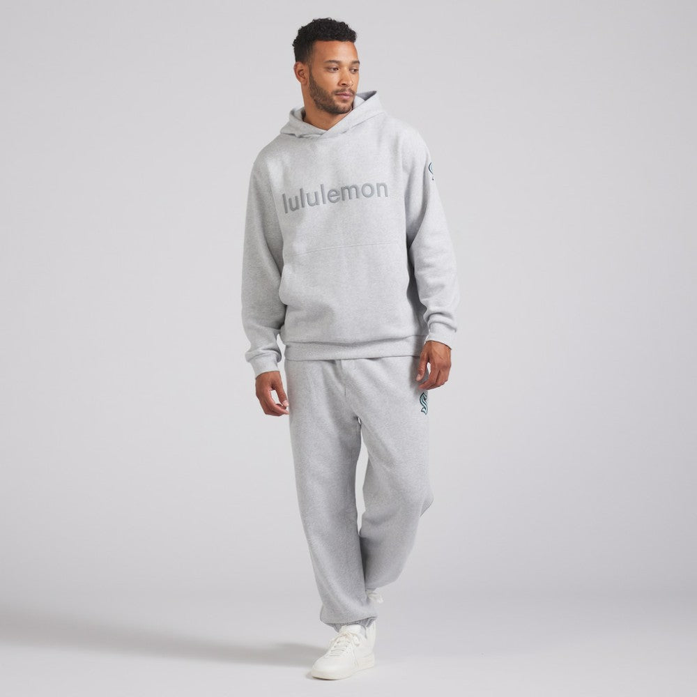 Seattle Kraken lululemon Steady State Pullover Hoodie Heathered Silver Drop