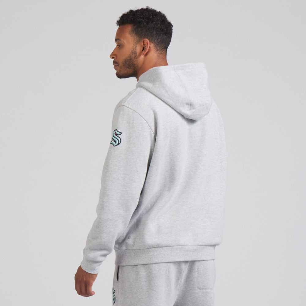 Seattle Kraken lululemon Steady State Pullover Hoodie Heathered Silver Drop