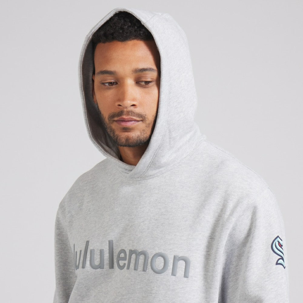 Seattle Kraken lululemon Steady State Pullover Hoodie Heathered Silver Drop