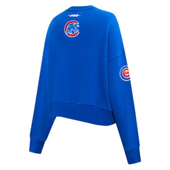 Chicago Cubs Pro Standard Women's Game Day Classics Crewneck Pullover Sweatshirt - Royal