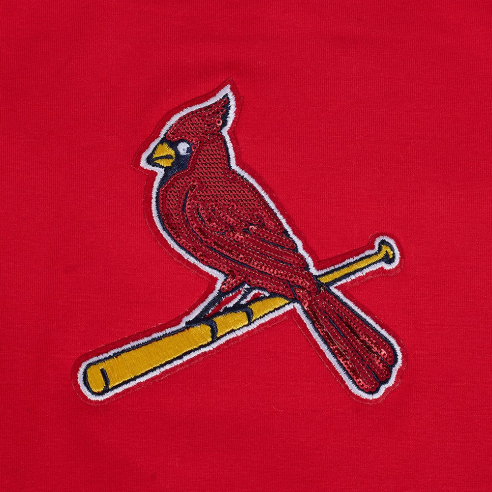 St. Louis Cardinals Pro Standard Women's Game Day Classics Baby Doll Cropped T-Shirt - Red