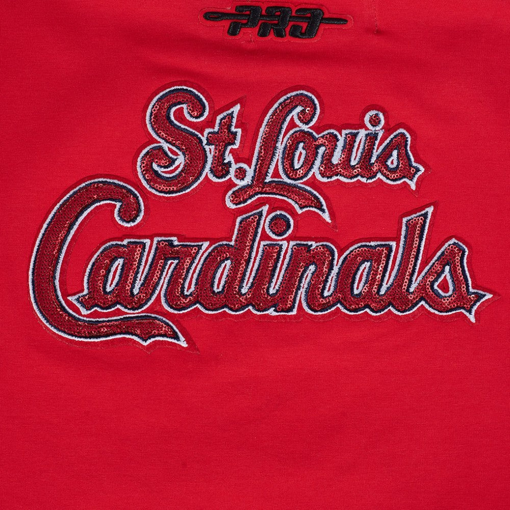 St. Louis Cardinals Pro Standard Women's Game Day Classics Baby Doll Cropped T-Shirt - Red