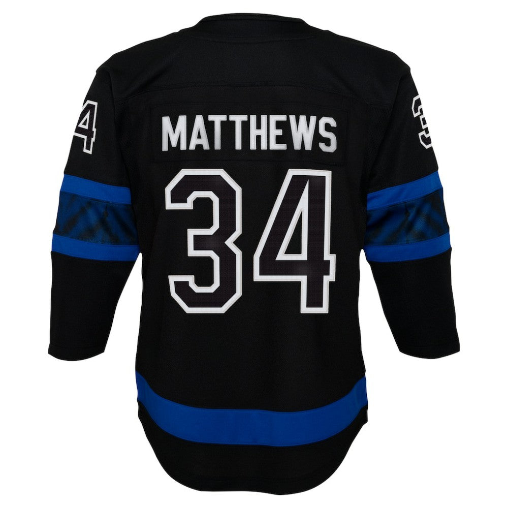 Auston Matthews Toronto Maple Leafs Youth Alternate Premier Player Jersey Black