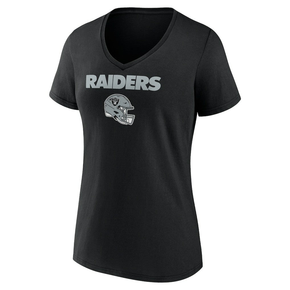 Brock Bowers Las Vegas Raiders Women's Name & Number Team Wordmark V-Neck T-Shirt - Black on sale