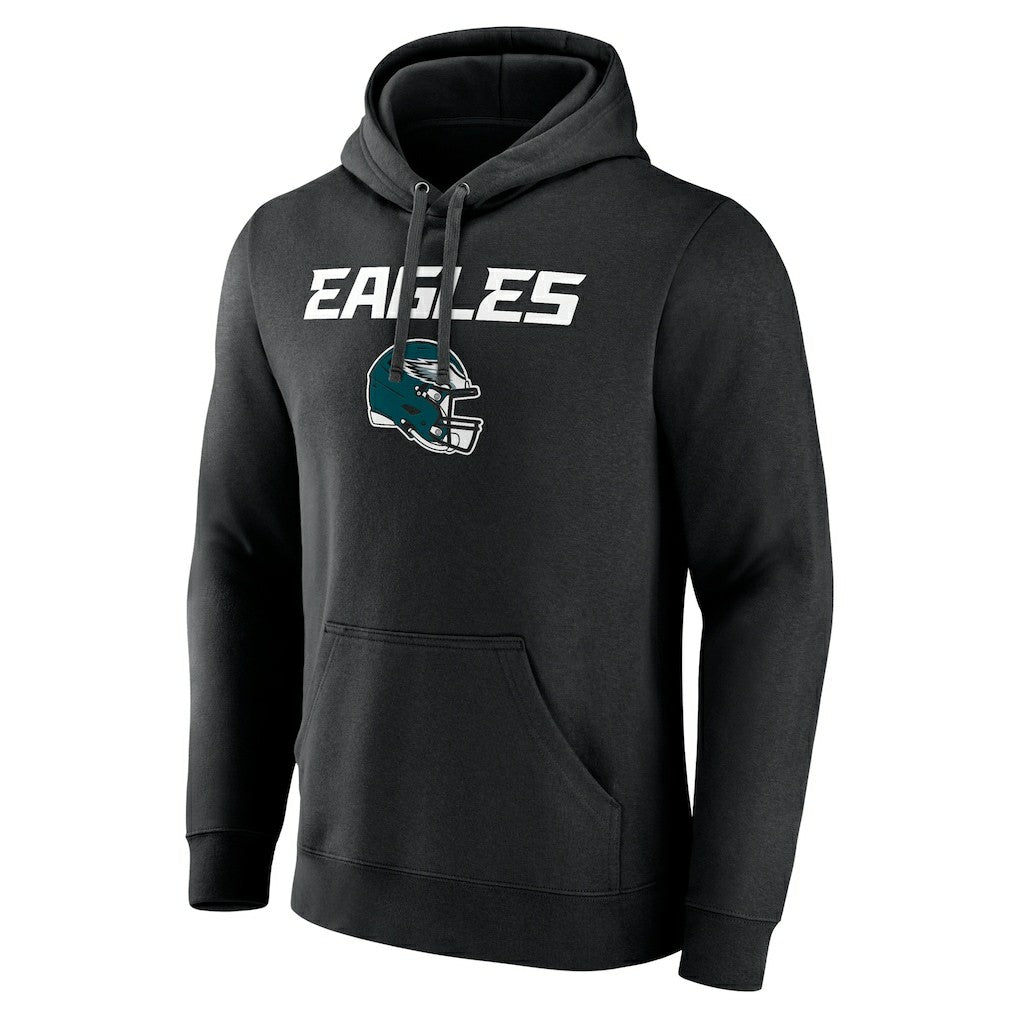 Saquon Barkley Philadelphia Eagles Name & Number Team Wordmark Pullover Hoodie - Black outlet