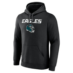 Saquon Barkley Philadelphia Eagles Name & Number Team Wordmark Pullover Hoodie - Black outlet