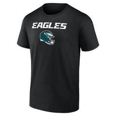 Saquon Barkley Philadelphia Eagles Name & Number Team Wordmark T-Shirt - Black on sale