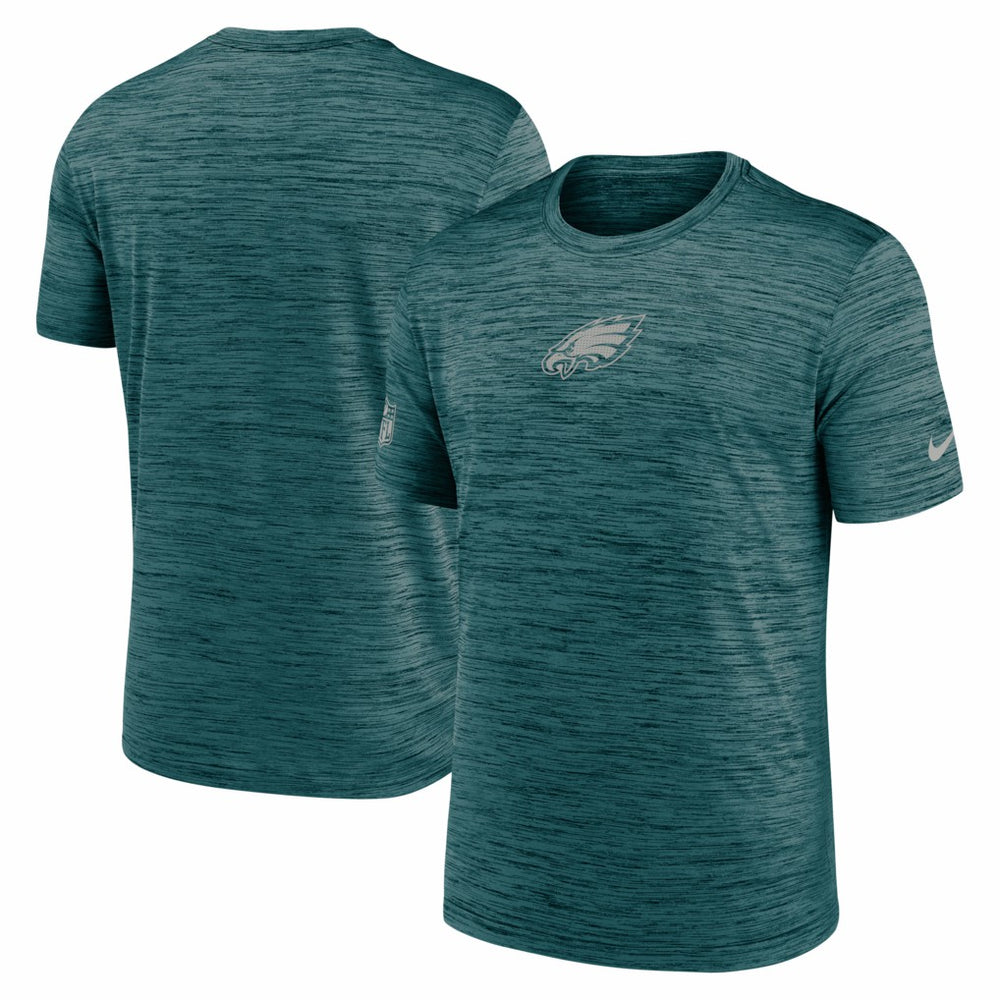 Philadelphia Eagles Big & Tall Sideline Velocity Performance T-Shirt - Midnight Green | Nike on sale