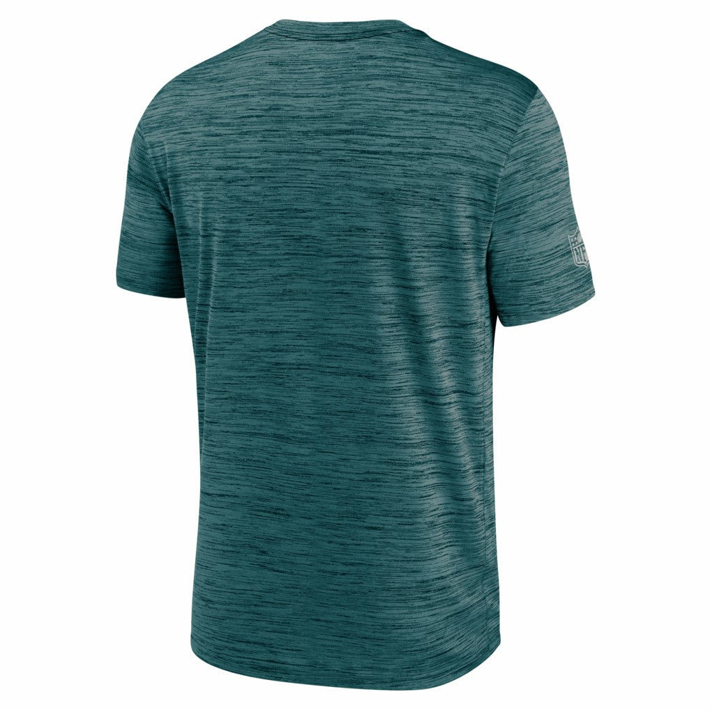Philadelphia Eagles Big & Tall Sideline Velocity Performance T-Shirt - Midnight Green | Nike on sale