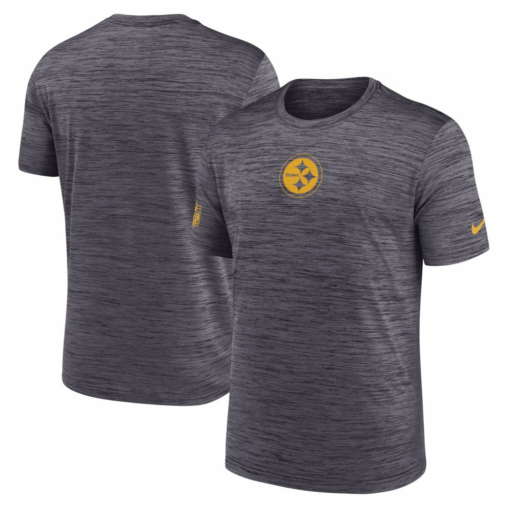 Pittsburgh Steelers Big & Tall Sideline Velocity Performance T-Shirt - Black | Nike cheap