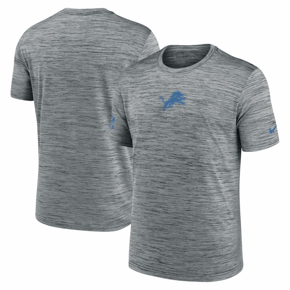 Detroit Lions Big & Tall Sideline Velocity Performance T-Shirt - Gray | Nike sale