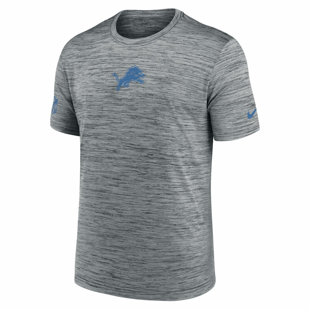 Detroit Lions Big & Tall Sideline Velocity Performance T-Shirt - Gray | Nike sale