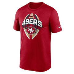 San Francisco 49ers Big & Tall Primetime Legend Icon Performance T-Shirt - Scarlet | Nike for sale