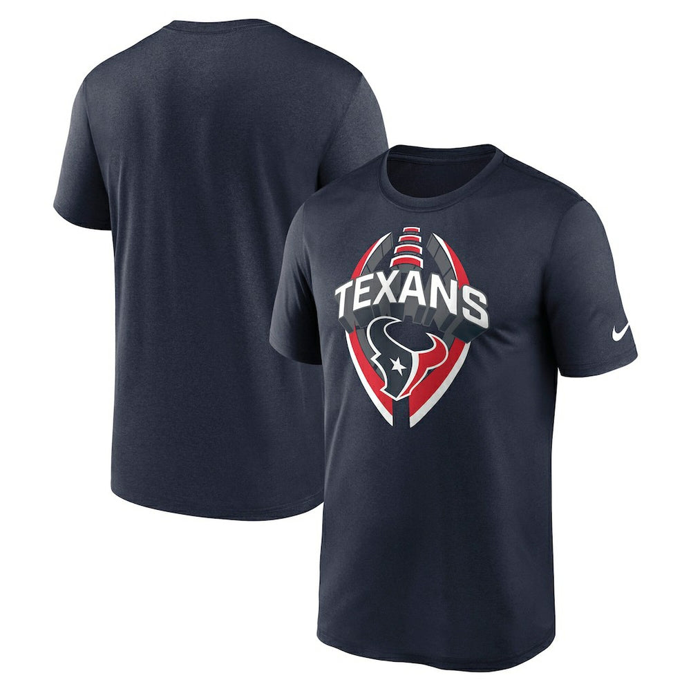 Houston Texans Big & Tall Primetime Legend Icon Performance T-Shirt - Navy | Nike on sale