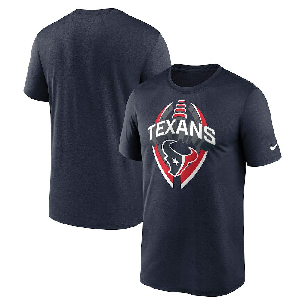 Houston Texans Big & Tall Primetime Legend Icon Performance T-Shirt - Navy | Nike on sale