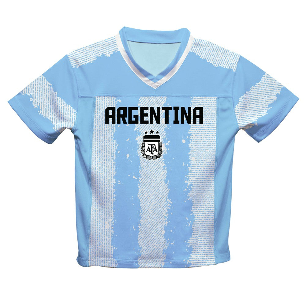Julián Álvarez Argentina National Team Vive La Fete Football Jersey - Light Blue discount