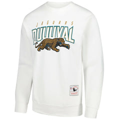 Jacksonville Jaguars Duval Classic Logos Pullover Sweatshirt - White discount