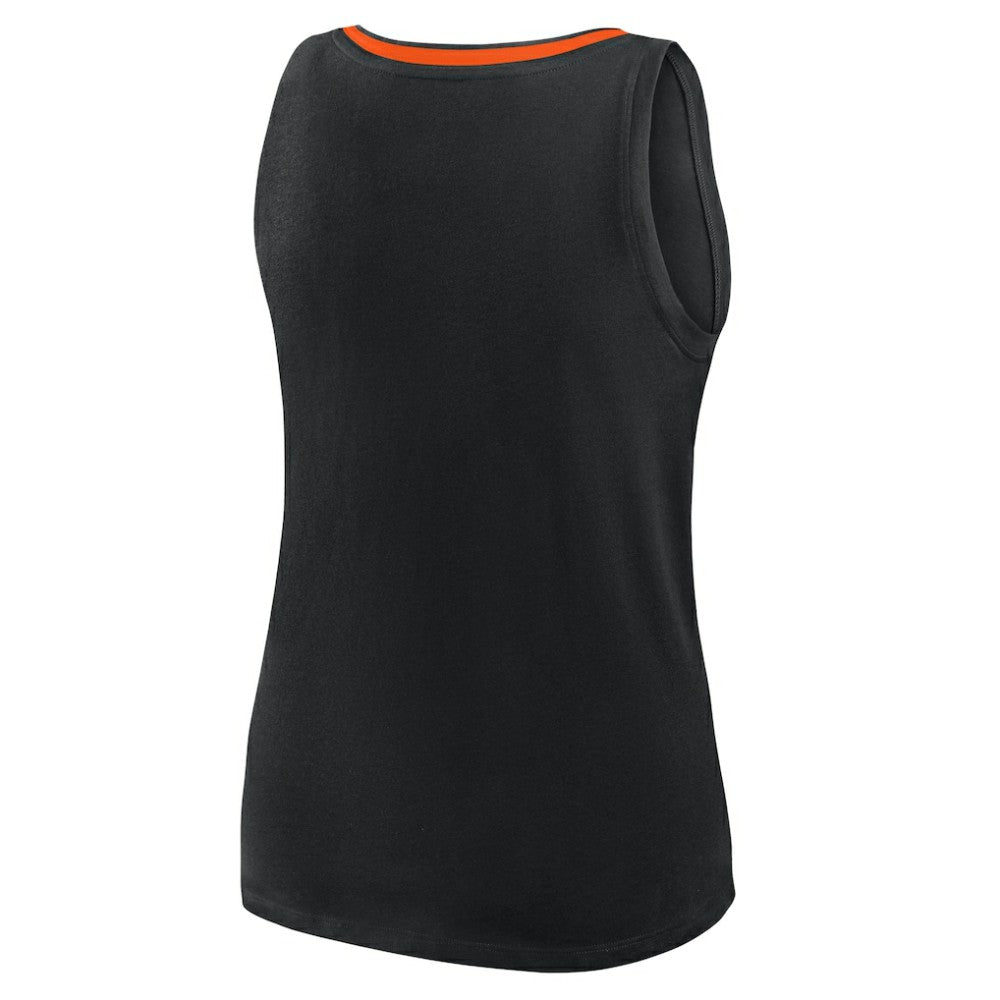 Baltimore Orioles Women's Plus Sized Stellar Win V-Neck Tank Top - Black