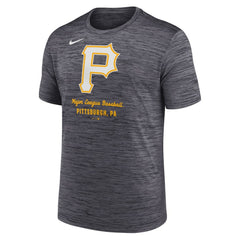 Pittsburgh Pirates Velocity Dri-FIT T-Shirt - Gray | Nike