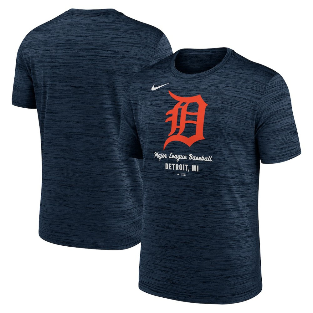 Detroit Tigers Velocity Dri-FIT T-Shirt - Navy | Nike