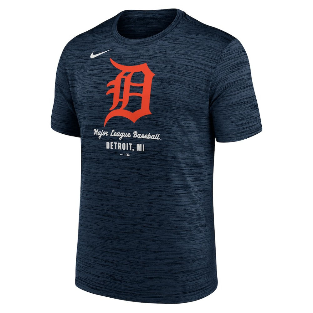 Detroit Tigers Velocity Dri-FIT T-Shirt - Navy | Nike