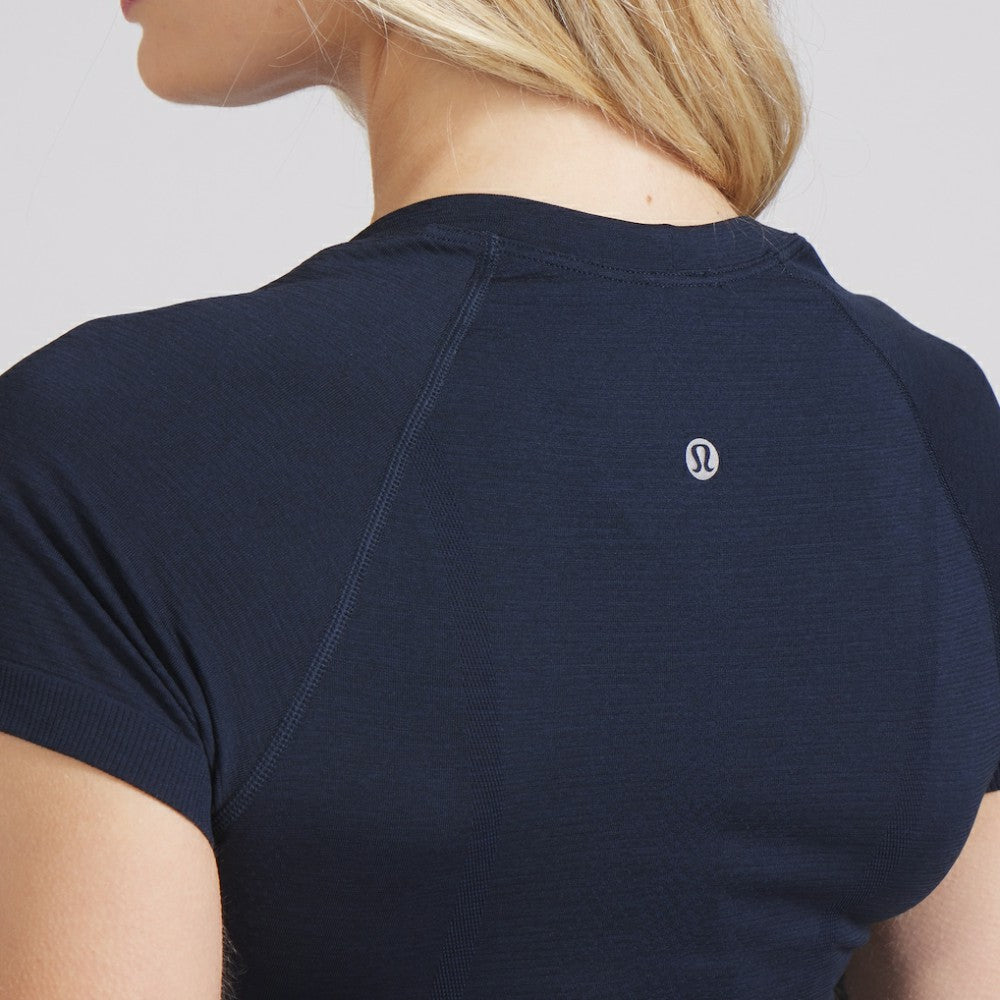 Seattle Kraken lululemon Women's Swiftly Tech Short-Sleeve Shirt 2.0 True Navy